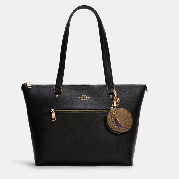 Coach x Jean Michel Basquiat Circular Coin Pouch In Signature Canvas, NWT - Picture 7 of 7